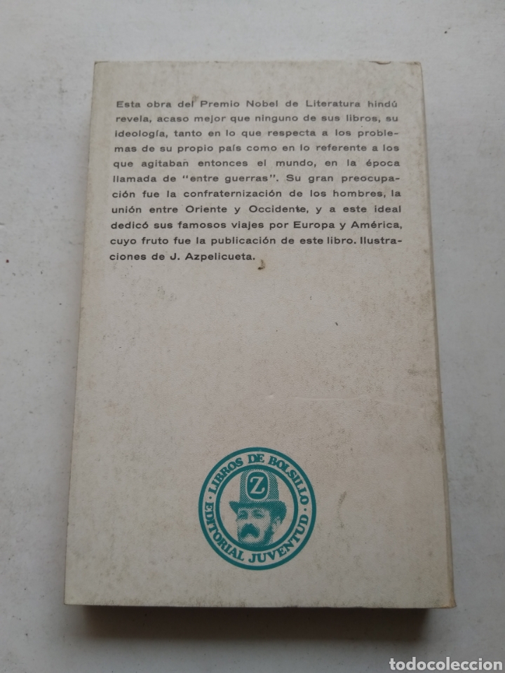 Libros: ORIENTE Y OCCIDENTE/RABINDRANATH TAGORE - Foto 3