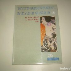 Libros: WITTGENSTEIN-HEIDEGGER. COL MONTANO 3. DEPARTAMENTO PUBLICACIONES BADAJOZ 1991