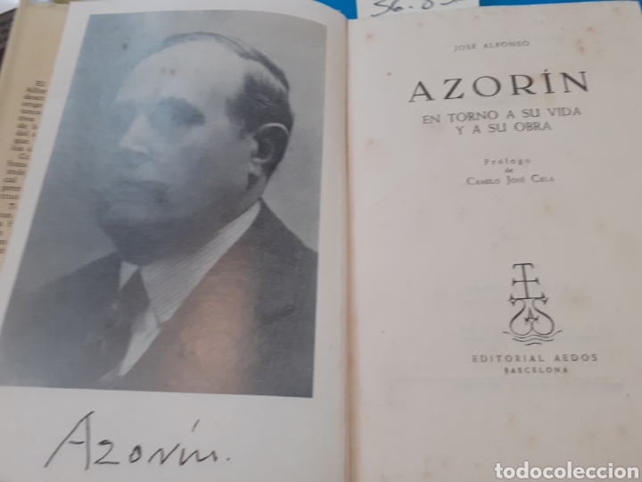 Libros: AZORIN EN TORNO A SU VIDA Y A SU OBRA - ALFONSO,Jos&eacute; - Foto 4