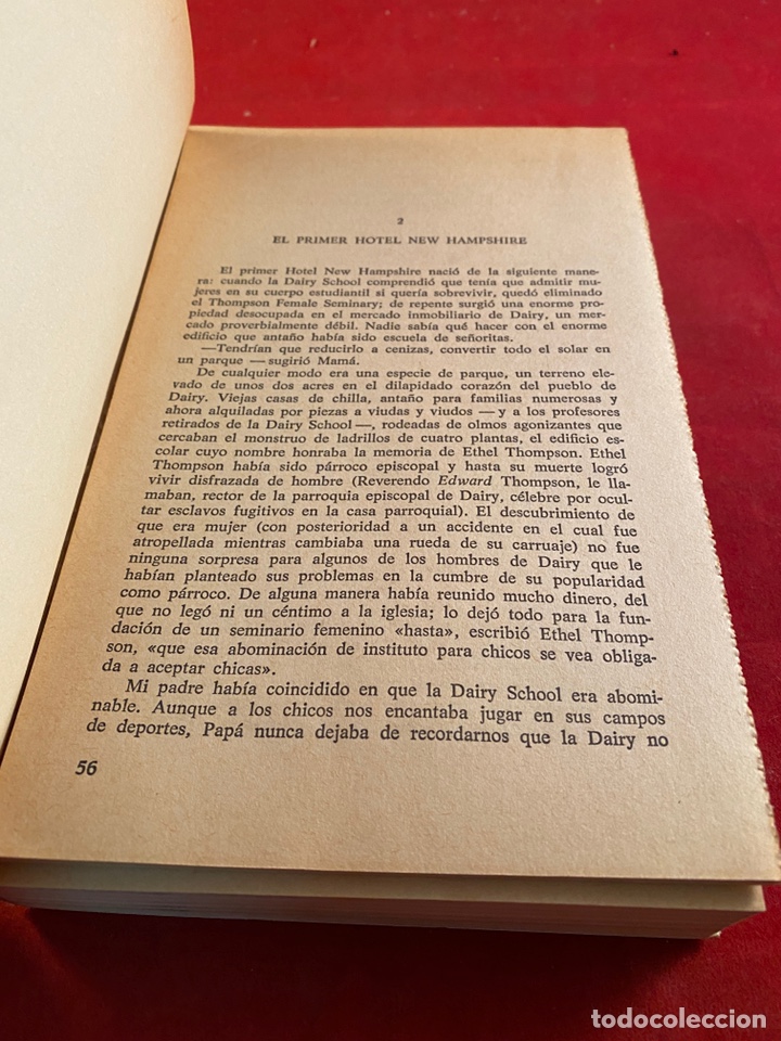 Libros: El hotel Newhampshire - Foto 2
