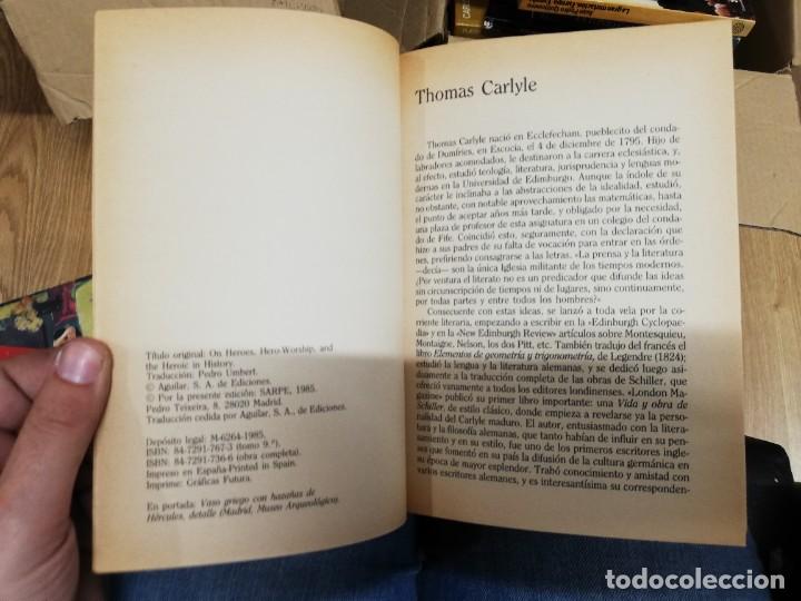Libros: Los h&eacute;roes. Thomas Carlyle - Foto 3