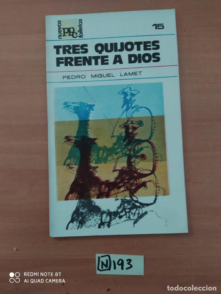 Libros: Tres quijotes frente a dios - Foto 1