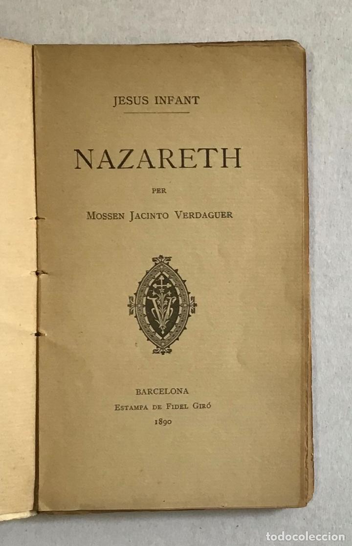 Libros: NAZARETH. - VERDAGUER, Jacinto. - Foto 2