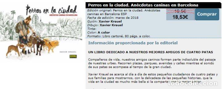 Libros: PERROS EN LA CIUDAD - AN&Eacute;CDOTAS CANINAS - Norma Ed - NUEVO - Foto 2
