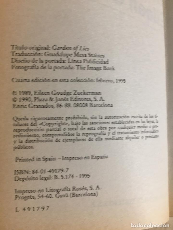 Libros: El jard&iacute;n de las mentiras - Eileen Goudge - Foto 3