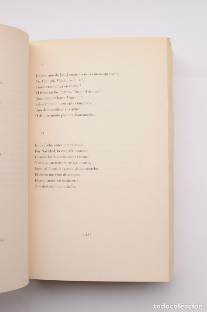 Libros: El legado y el testamento - VILLON, Fran&ccedil;ois - Foto 4