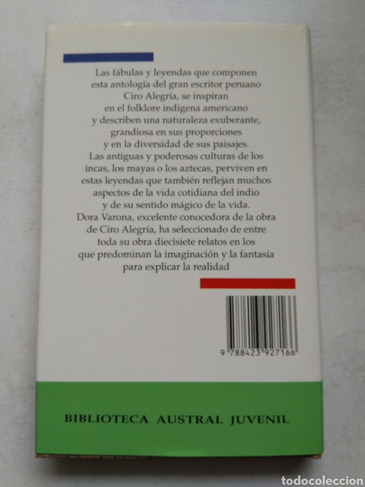 Libros: F&Aacute;BULAS Y LEYENDAS AMERICANAS/CIRO ALEGR&Iacute;A - Foto 3