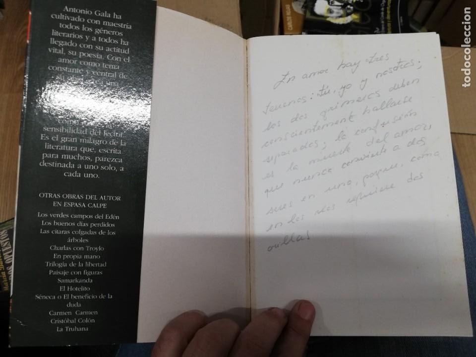 Libros: EL &Aacute;GUILA BIC&Eacute;FALA. ANTONIO GALA - Foto 2