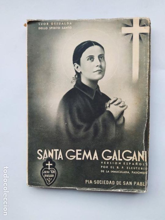Libri di seconda mano: SANTA GEMA GALGANI. SUOR GESUALDA. PIA SOCIEDAD DE SAN PABLO. TDK544 -