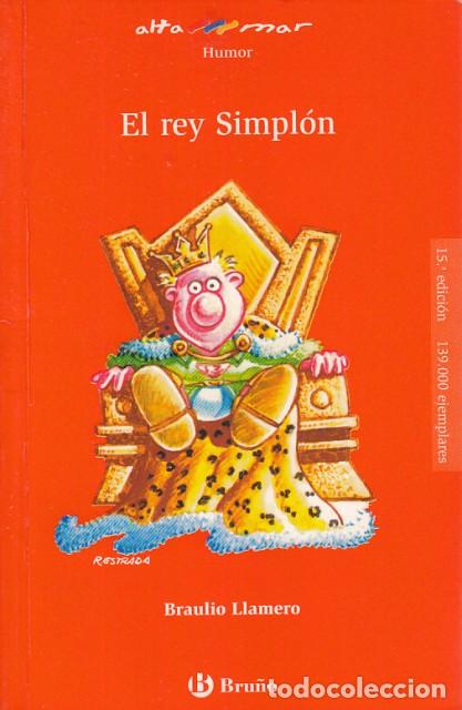 Libros: EL REY SIMPL&Oacute;N - LLAMERO, BRAULIO - Foto 1