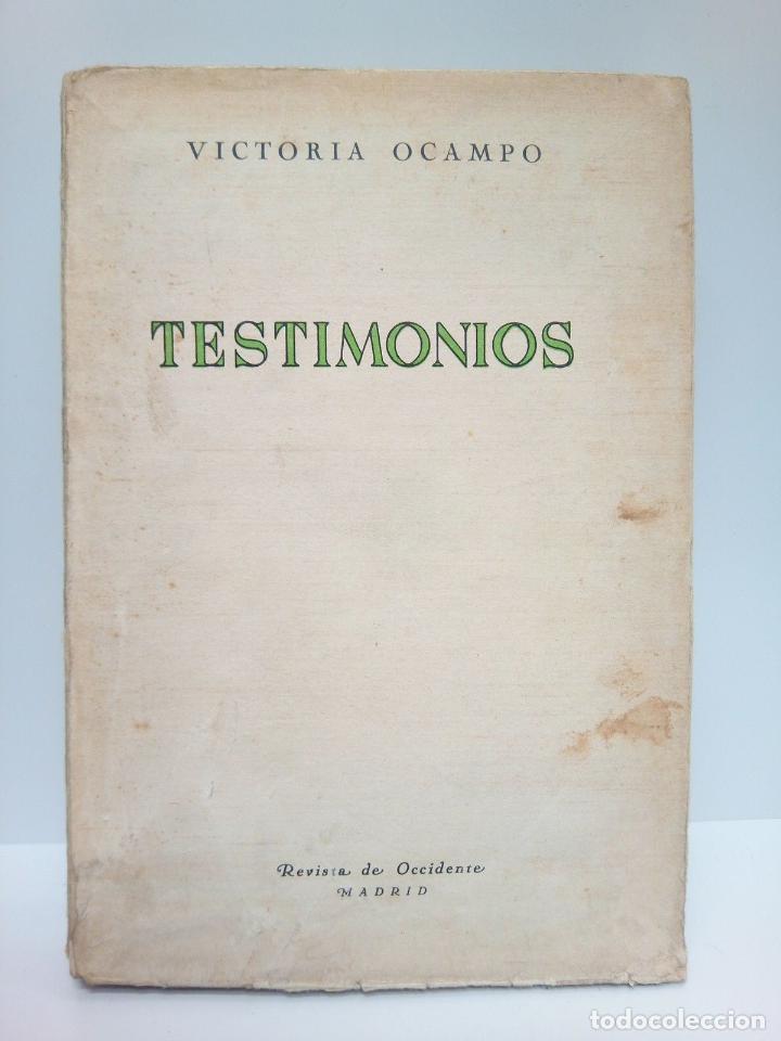 Libros: OCAMPO, Victoria - Testimonios - Foto 1