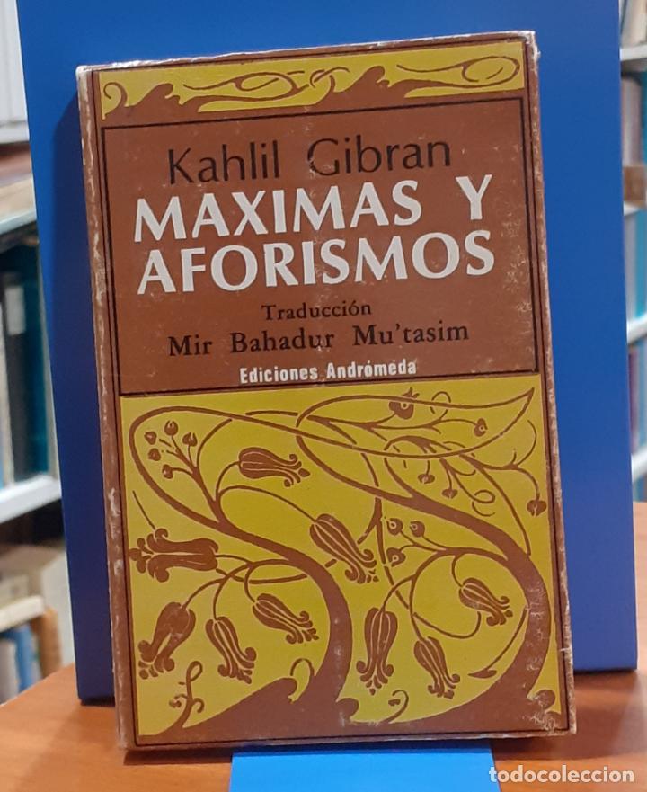 Libros: M&aacute;ximas y aforismos - GIBRAN, KAHLIL - Foto 1