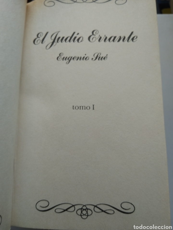 Libros: EL JUDIO ERRANTE 2 TOMOS/EIGENIO SUE - Foto 2