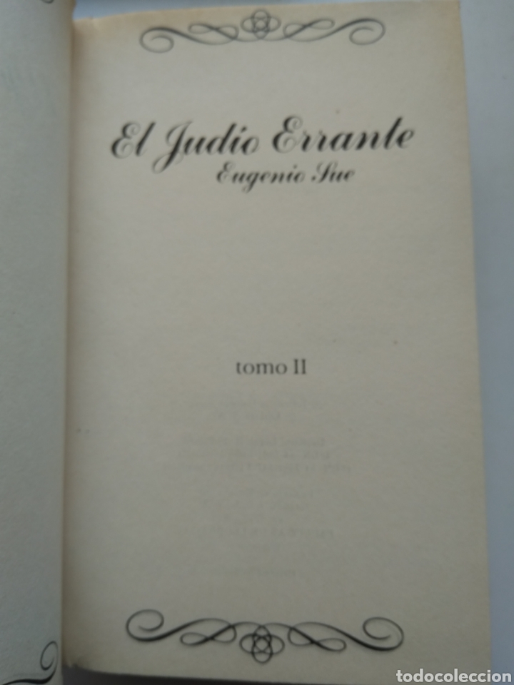 Libros: EL JUDIO ERRANTE 2 TOMOS/EIGENIO SUE - Foto 4