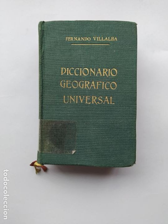 B&uuml;cher: Diccionario geogr&aacute;fico universal. - Fernando Villalba. TDK553 -