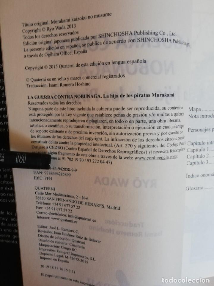 Libros: QUATERNI. LA GUERRA CONTRA NOBUNAGA. - Foto 12
