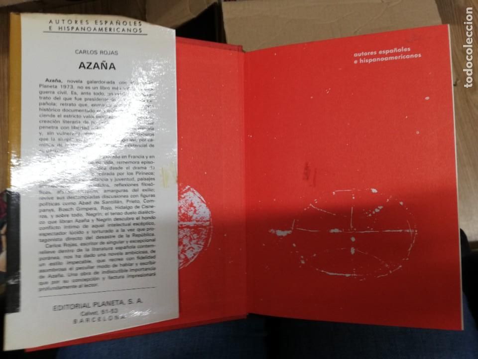 Libros: Aza&ntilde;a. Carlos Rojas. 1 Edici&oacute;n - Foto 3