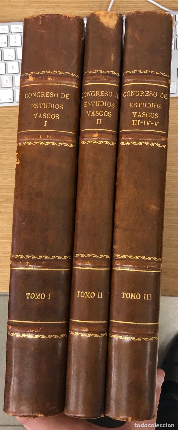 Libros: Congreso de Estudios Vascos - NO CONSTA AUTOR - Foto 1
