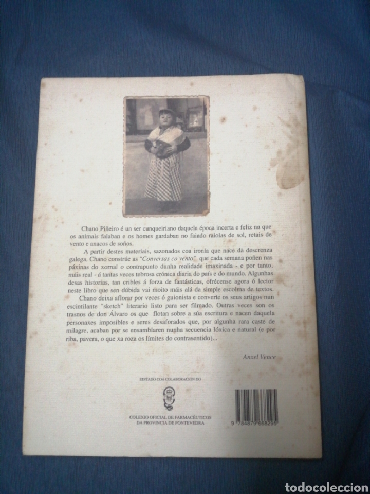 Libros: Conversas co vento, Chano Pi&ntilde;eiro, 1 edici&oacute;n(E3) - Foto 2