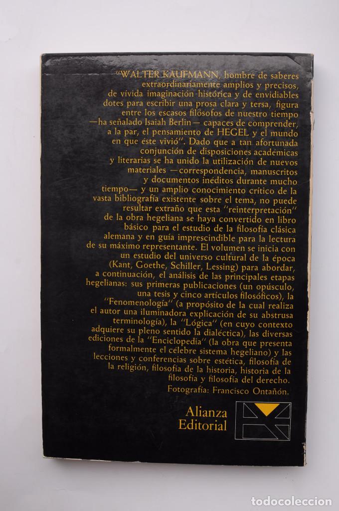 Libros: Hegel - KAUFMANN, Walter - Foto 6
