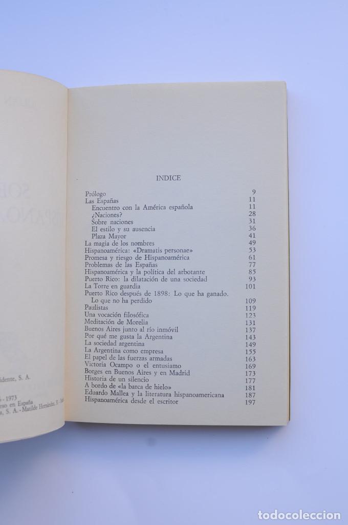 Libros: Sobre Hispanoam&eacute;rica - MAR&Iacute;AS, Juli&aacute;n - Foto 3