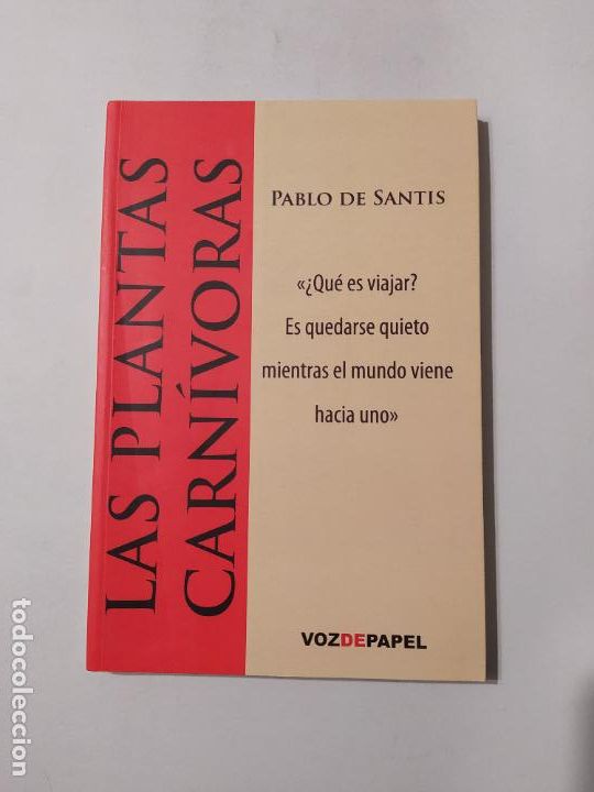 Libros: Las Plantas Carnivoras - Pablo De Santis. TDK559 - - Foto 1