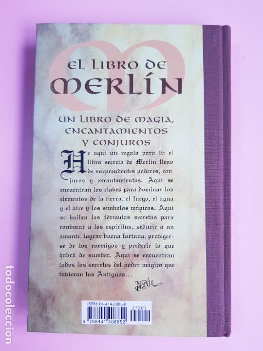Libros: LIBRO-EL LIBRO DE MERL&Iacute;N-UN LIBRO DE MAGIA ENCANTAMIENTOS Y CONJUROS-EXCELENTE - Foto 4