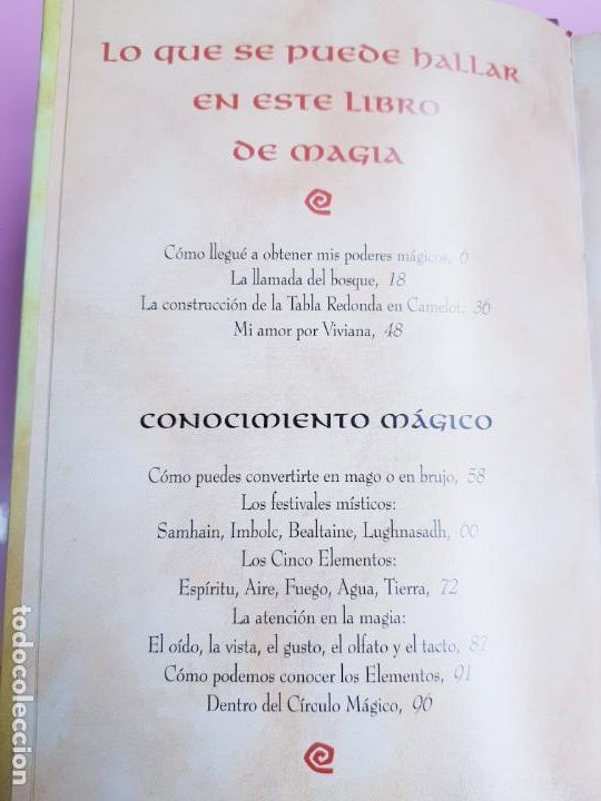 Libros: LIBRO-EL LIBRO DE MERL&Iacute;N-UN LIBRO DE MAGIA ENCANTAMIENTOS Y CONJUROS-EXCELENTE - Foto 6