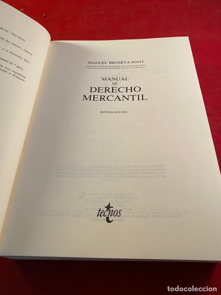 Libros: Manual de derecho Mercantil - Foto 2