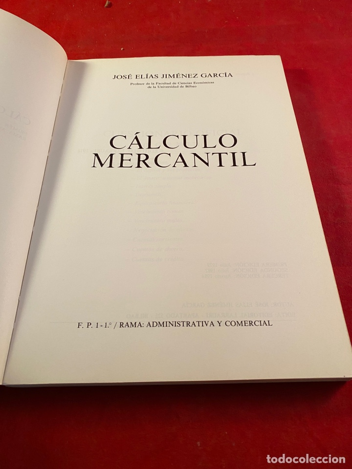 Libros: Calculo Mercantil - Foto 2