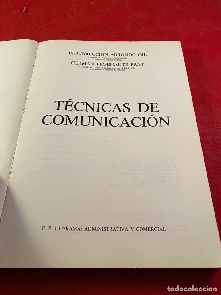 Libros: T&eacute;cnicas de comunicaci&oacute;n - Foto 3