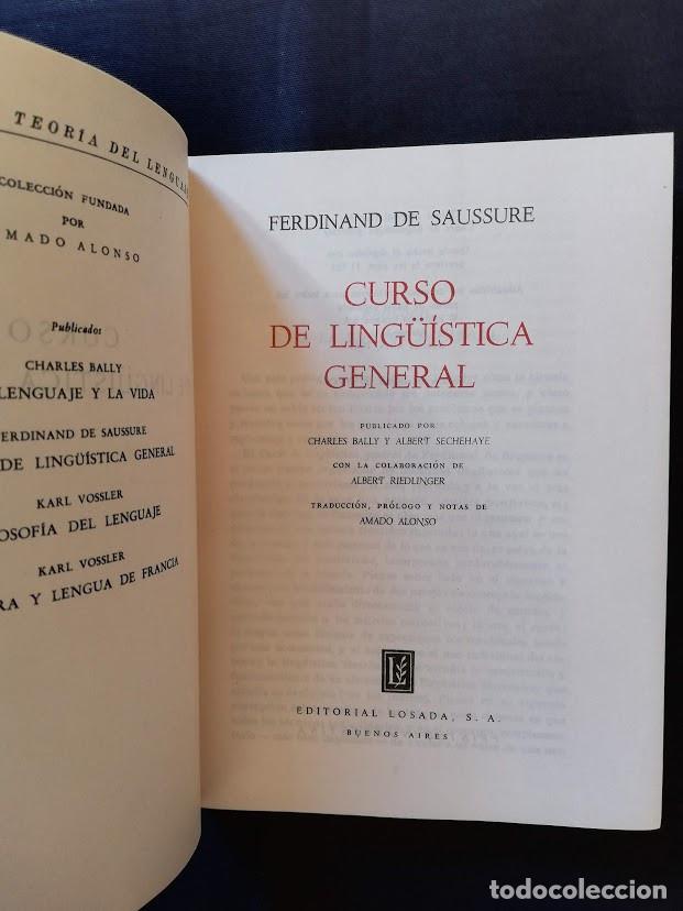 Libros: CURSO DE LINGU&Iacute;STICA GENERAL - FERDINAND DE SAUSSURE. - Foto 4