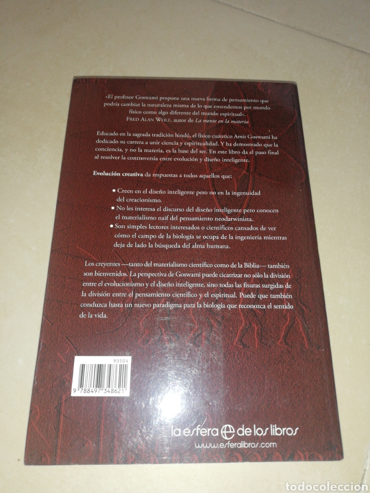 Libros: Evoluci&oacute;n creativa, Amit Goswami, la Esfera de los libro, 1ra edici&oacute;n - Foto 2