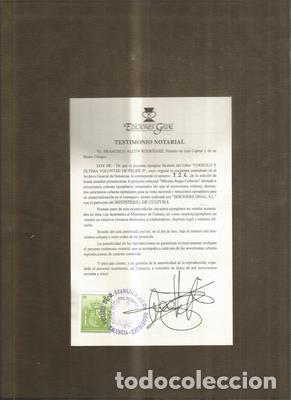 Libros: Codicilo y &uacute;ltima voluntad de Felipe II. Ejemplar facsimil. - Foto 2