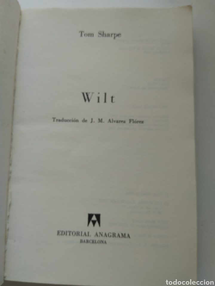 Libros: WILT/TOM SHARPE....... - Foto 2