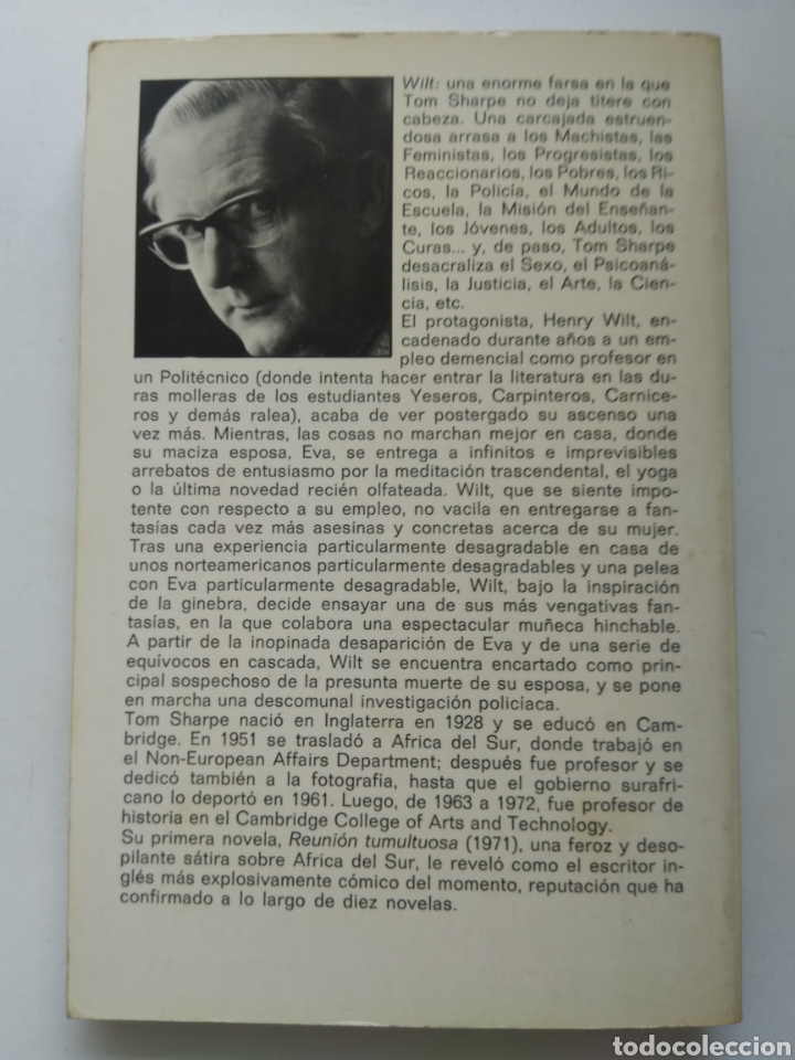 Libros: WILT/TOM SHARPE....... - Foto 3