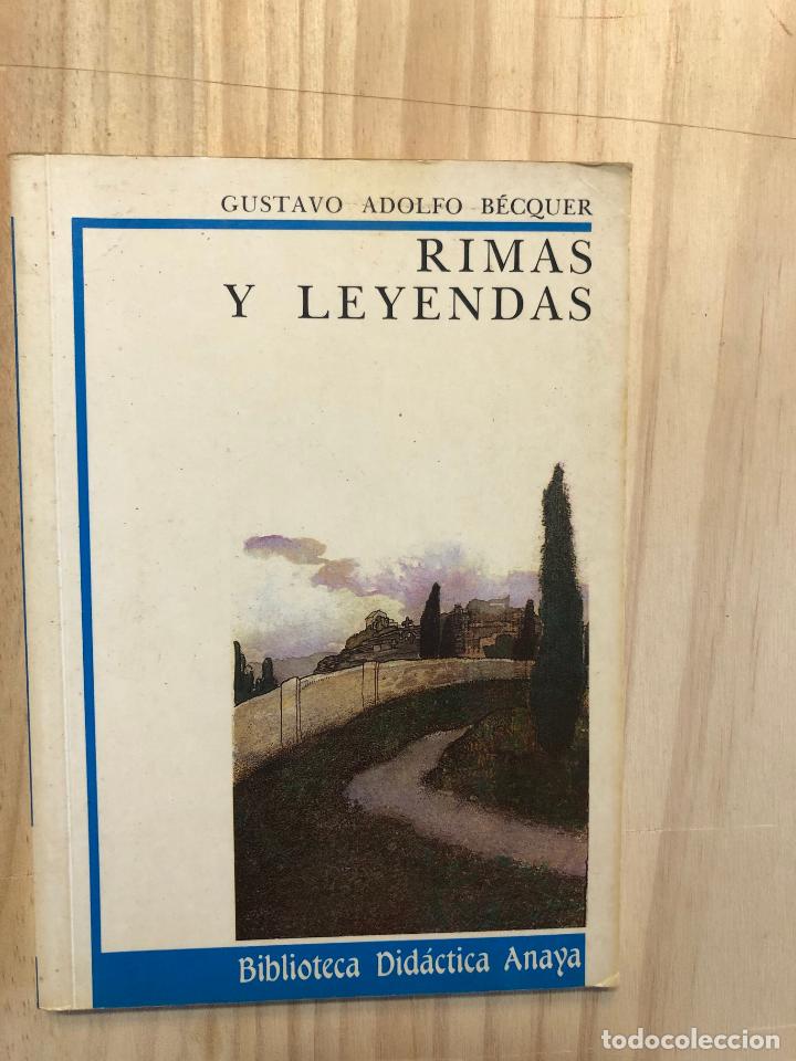 Libros: Rimas y leyendas - Gustavo Adolfo B&eacute;cquer - Foto 1