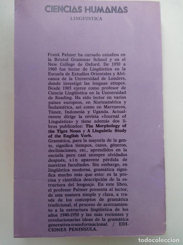 Libros: TEOR&Iacute;A GRAMATICAL - FRANK PALMER - Foto 2