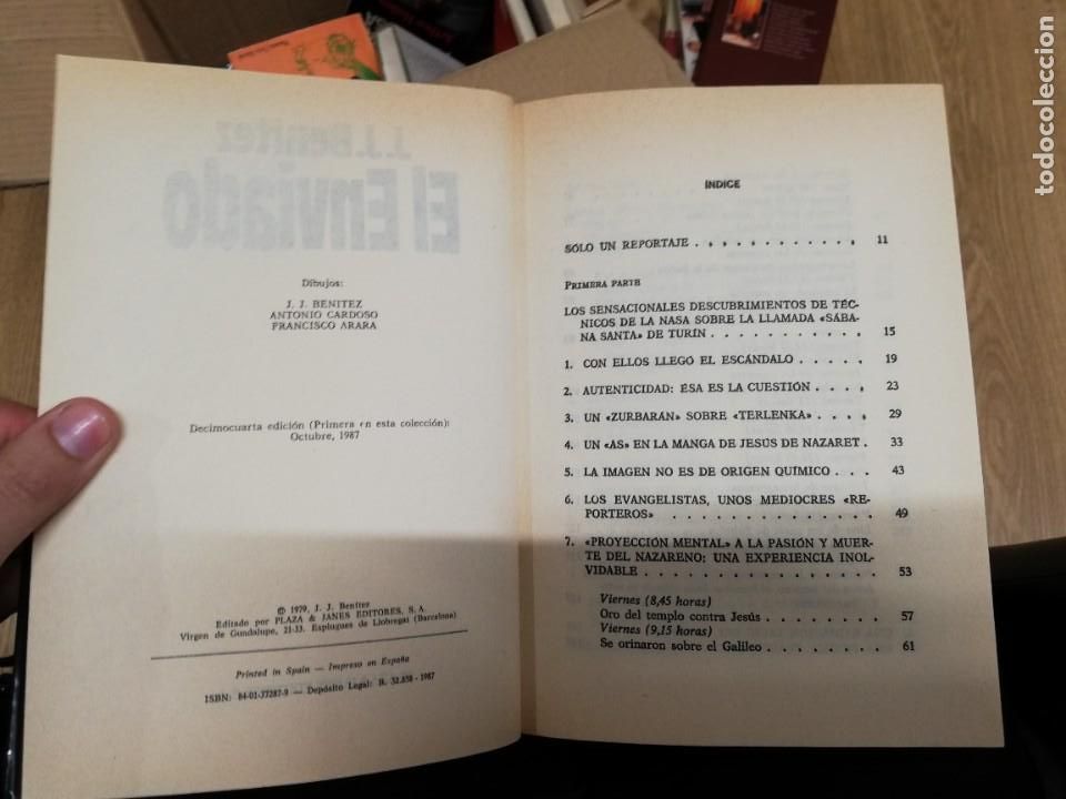 Libros: EL ENVIADO. J.J. BEN&Iacute;TEZ - Foto 2