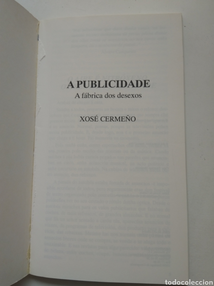 Libros: A PUBLICIDADE/XOS&Eacute; CERME&Ntilde;O - Foto 2