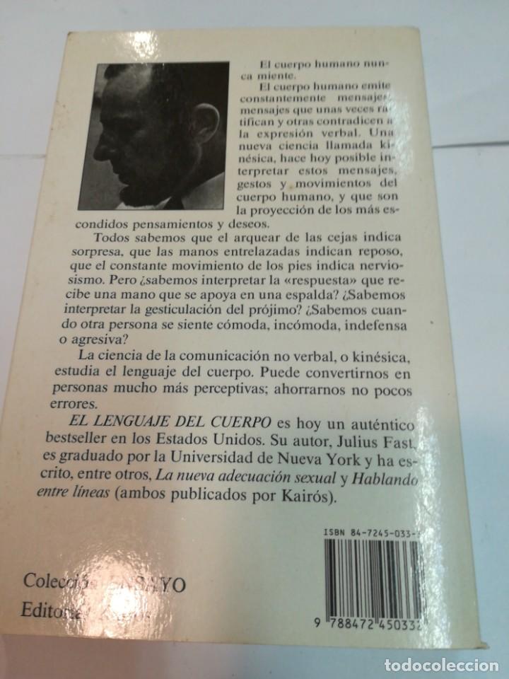 Libros: JULIUS FAST El lenguaje del cuerpo S1270T - Foto 2