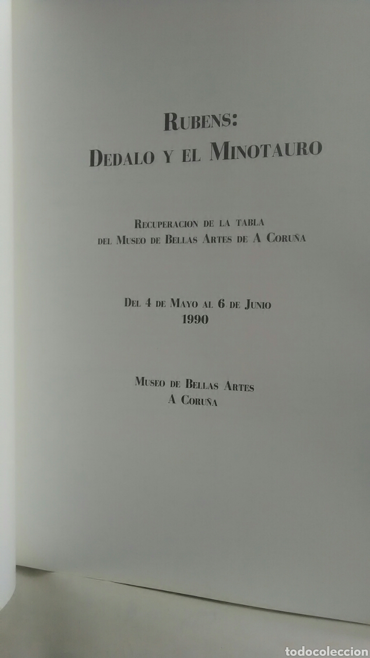 Libros: Rubens: D&eacute;dalo y el Minotauro. 1990 - Foto 2