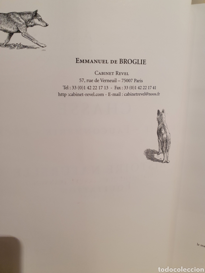 Libros: CLAUDE AGUTTES. CHASSE. HISTOIRE NATURELLE. 2001. - Foto 4