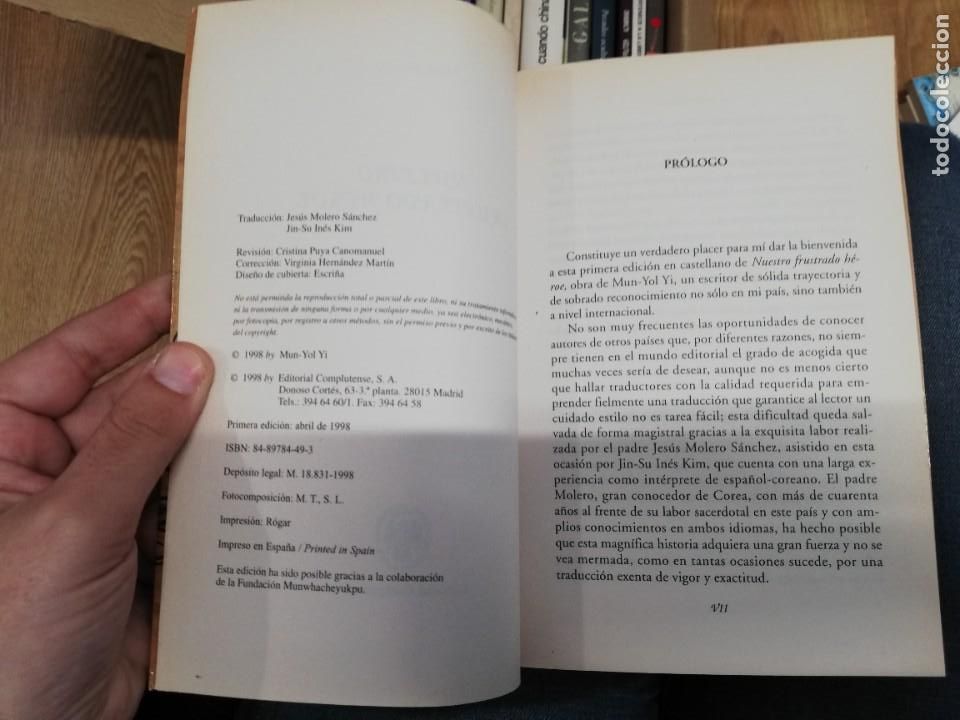Libros: NUESTRO FRUSTRADO H&Eacute;ROE - MUN-YOL YI. 1&ordf; EDICI&Oacute;N, 1998 - Foto 3