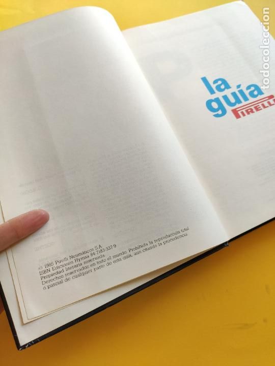 Libros: LA GUIA PIRELLI ESPA&Ntilde;A - HYMSA - 1985 - Foto 3