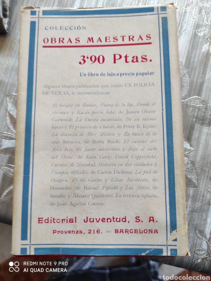 Libros: Un polic&iacute;a de Texas. William Mcleod Rayne - Foto 3
