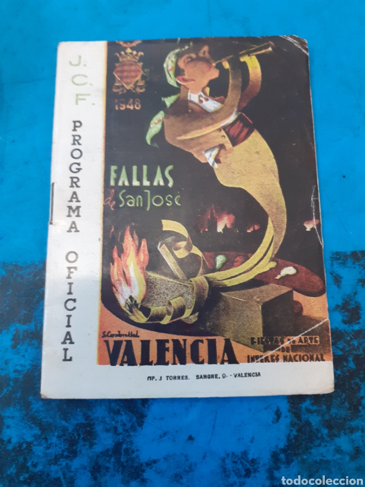 Libros: FALLAS SAN JOSE.A&ntilde;o 1948. PROGRAMA OFICIAL. - Foto 1