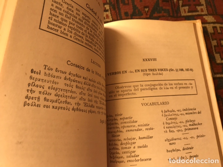 Libros: Ejercicios de griego. Primer curso. Pedro Pericay Ferriol - Foto 6