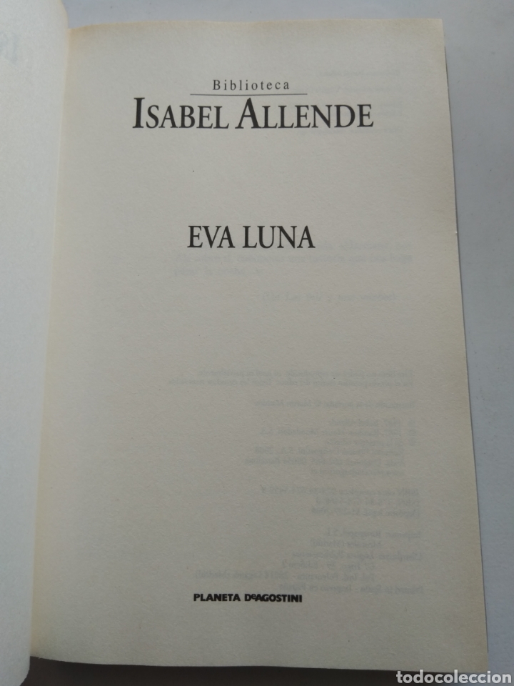 Libros: EVA LUNA/ISABEL ALLENDE - Foto 2
