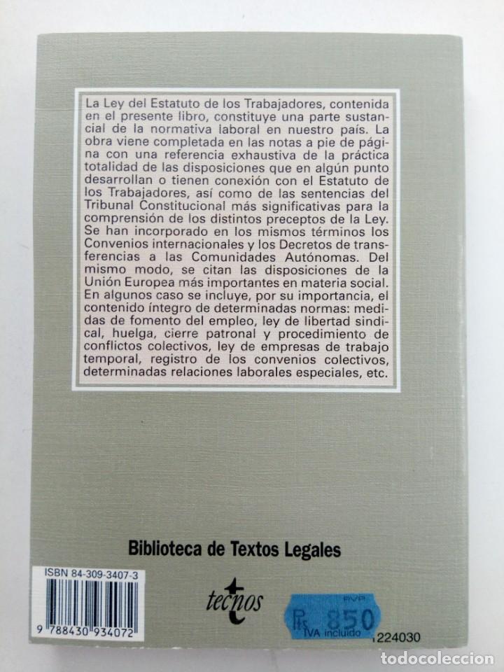 Libros: ESTATUTO DE LOS TRABAJADORES - Foto 3